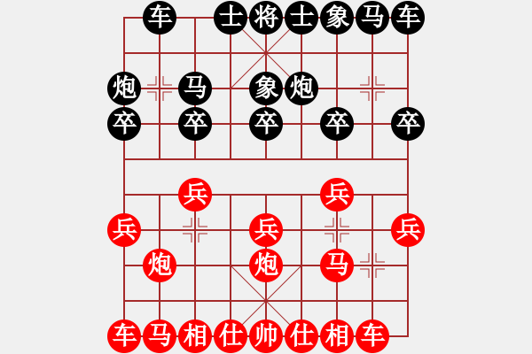 象棋棋譜圖片：心ゎ★語(yǔ)[874681264] -VS- 曦晨。[1931312228] - 步數(shù)：10 