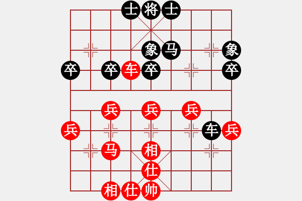 象棋棋譜圖片：韓裕恒 勝 佚名 - 步數(shù)：40 