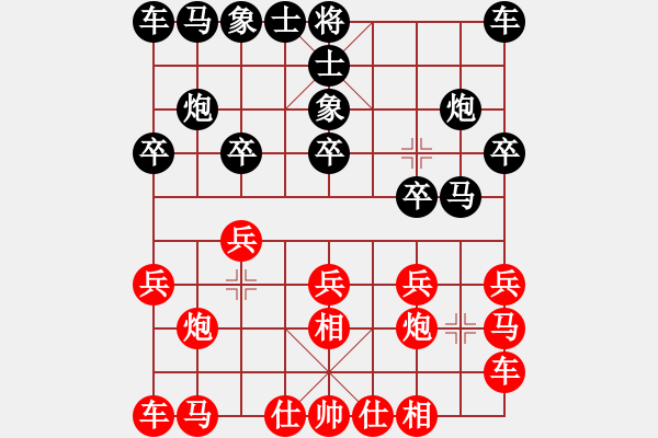 象棋棋譜圖片：菜鳥來殺哦(9星)-和-至尊四哥(風(fēng)魔) - 步數(shù)：10 