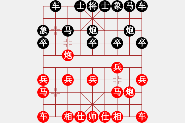 象棋棋譜圖片：ぜ呈喏依俸曖づ[460110927] 先負(fù) 棋緣閣-芳棋[893812128] - 步數(shù)：10 