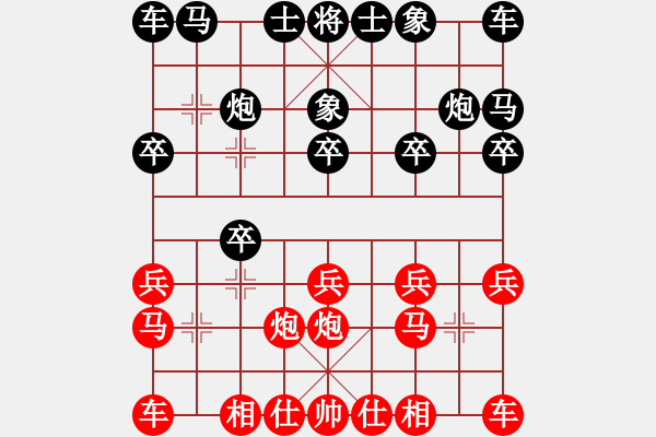 象棋棋譜圖片：2018.4.13.3好友二十分鐘后勝種效卿.pgn - 步數(shù)：10 