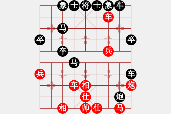 象棋棋譜圖片：深圳好棋智慧棋社小蠻腰先負太守棋狂2019·1·6 - 步數(shù)：40 