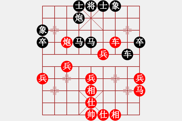 象棋棋譜圖片：農(nóng)民牟利哥vs張學(xué)友下棋 - 步數(shù)：40 