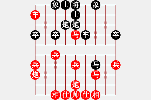 象棋棋譜圖片：284 - 步數(shù)：40 