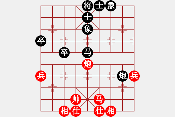 象棋棋譜圖片：二核旋風炮(月將)-和-萬法不容(月將) - 步數：60 