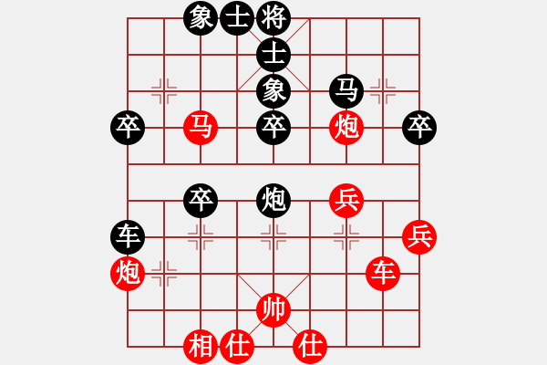 象棋棋譜圖片：電燈炮(3段)-負(fù)-梧桐狂樹(3段) - 步數(shù)：40 