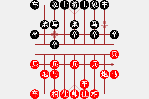 象棋棋譜圖片：剪刀(9星)-和-上帝之劍(北斗) - 步數(shù)：10 