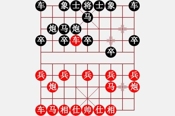 象棋棋譜圖片：西南三圣-VS- 英德市順跑棋皇 - 步數(shù)：10 