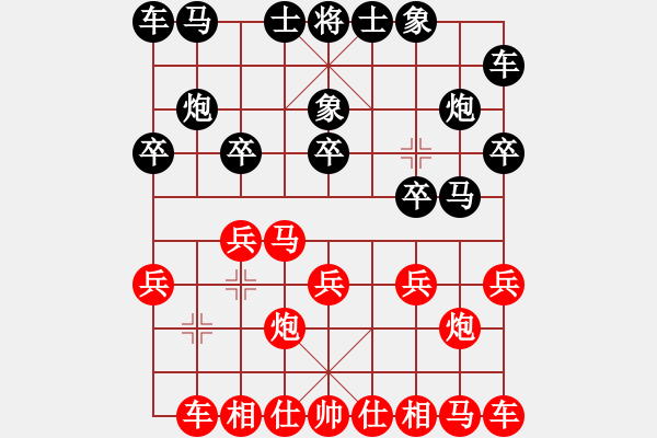 象棋棋譜圖片：付金請(qǐng)醉(6弦)-勝-大頭聰(9弦) - 步數(shù)：10 