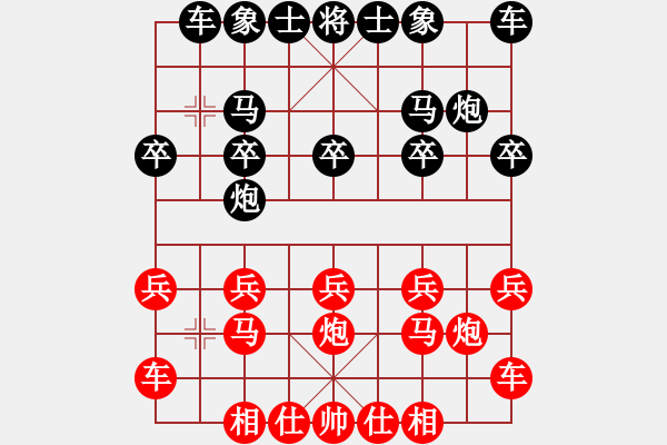 象棋棋譜圖片：學(xué)好象棋布局[1401715374] -先負(fù)- 鶴 [1043267672] - 步數(shù)：10 