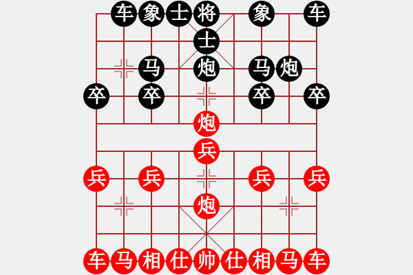 象棋棋譜圖片：舞者[紅] -VS- 橫才俊儒[黑] （頂） - 步數(shù)：10 