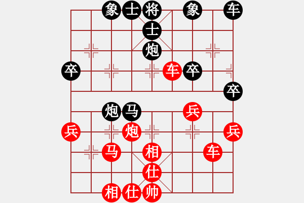 象棋棋譜圖片：aaaaaaaa[紅] -VS- 橫才俊儒[黑]（蒙著眼睛對(duì)壘一級(jí)棋手該贏然輸） - 步數(shù)：50 