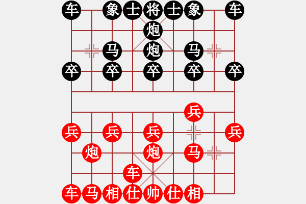 象棋棋譜圖片：橫才俊儒[292832991] -VS- 一日就是一天[346652683] - 步數(shù)：10 