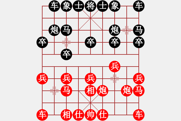 象棋棋譜圖片：鄭三炮 對 華山堅刀 2015-08-23 17:58 - 步數(shù)：10 