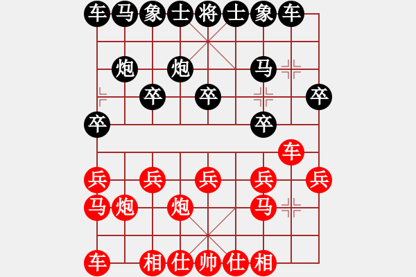 象棋棋谱图片：华峰论棋(月将)-和-刘飞龙(5段) - 步数：10 