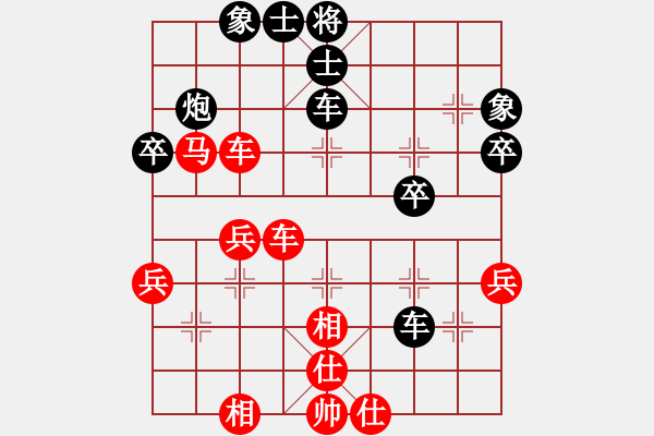 象棋棋譜圖片： 中炮過(guò)河車(chē)(五六炮)紅七路馬對(duì)屏風(fēng)馬平炮兌車(chē)黑退邊炮右橫車(chē)k60 - 步數(shù)：60 