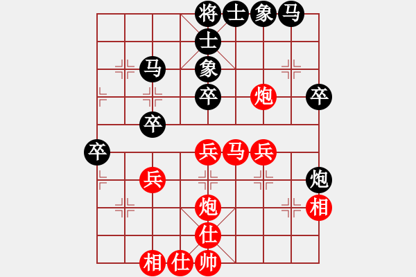 象棋棋譜圖片：石角鎮(zhèn)棋王(8級)-負(fù)-觀霧山(9級) - 步數(shù)：40 