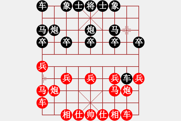 象棋棋譜圖片：雷鳴 先負 張培俊 - 步數(shù)：10 