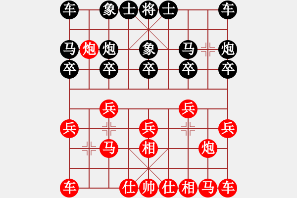 象棋棋谱图片：czsfc(日帅)-胜-laobo(5级) - 步数：10 