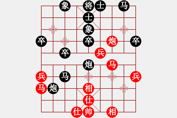 象棋棋譜圖片：xxxccc(7段)-負(fù)-wuliaokq(2段) - 步數(shù)：40 