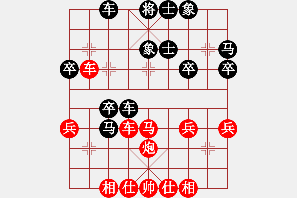 象棋棋譜圖片：橫才俊儒[292832991] -VS- 神舟[806358647] - 步數(shù)：40 