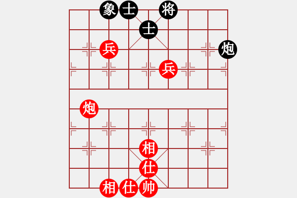 象棋棋譜圖片：194 - 炮雙高兵仕相全例勝包單缺象 - 步數(shù)：10 