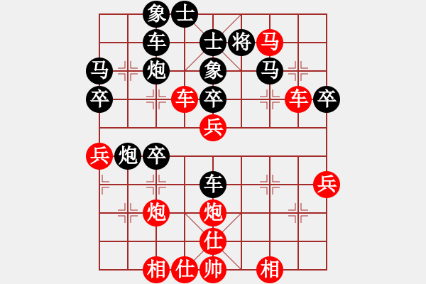 象棋棋譜圖片：青眼虎李云(4段)-勝-高血糖患者(2段) - 步數(shù)：40 