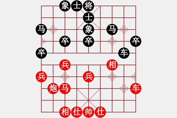 象棋棋譜圖片：中國煤礦體協(xié) 景學義 和 寧夏回族自治區(qū)體育局 劉明 - 步數：40 