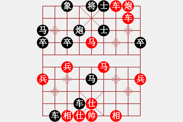 象棋棋譜圖片：死戰(zhàn)到底(9段)-勝-重要參數(shù)(6段) - 步數(shù)：45 