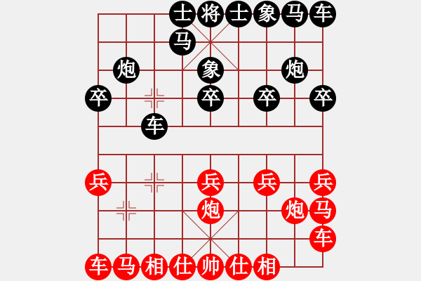 象棋棋譜圖片：旗袍(5段)-和-龍城天車(4段) - 步數(shù)：10 