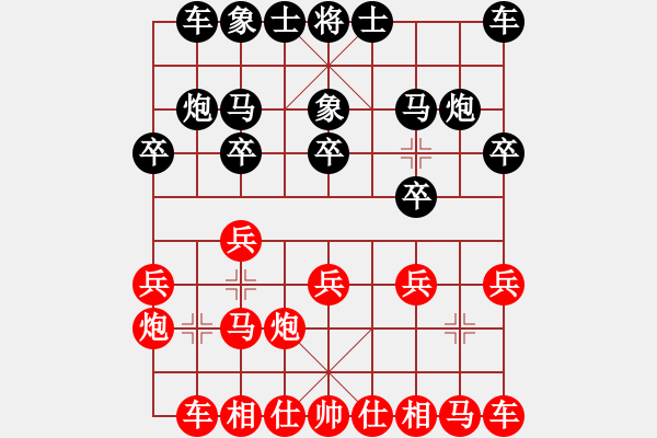 象棋棋譜圖片：煙臺(tái)林海偉先和濟(jì)南王新光 - 步數(shù)：10 