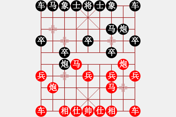 象棋棋譜圖片：心武閑仙(7級(jí))-負(fù)-宇宙神靈(1段) - 步數(shù)：10 