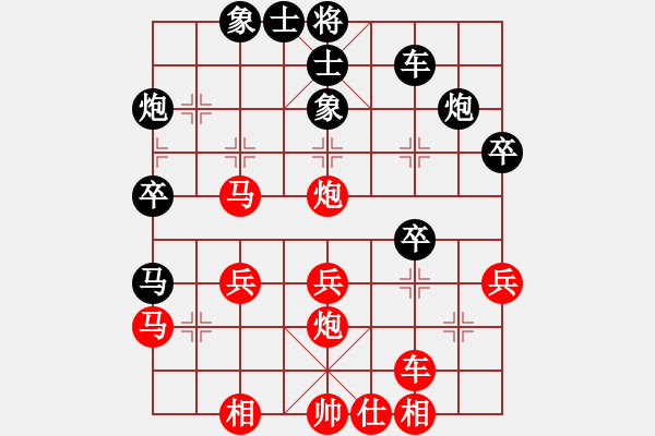 象棋棋譜圖片：石門(mén)金馬(3段)-勝-江城中流邸(2段) - 步數(shù)：40 