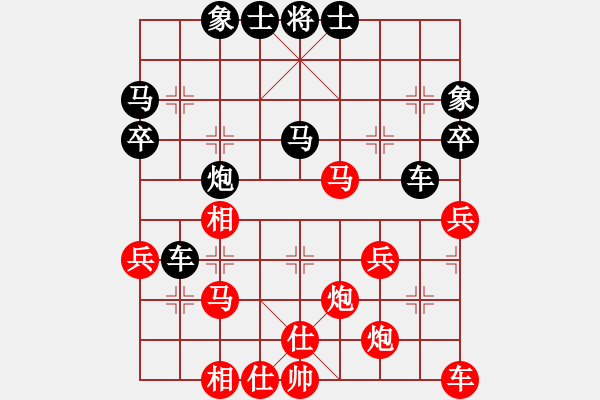 象棋棋譜圖片：大師群樺VS大師群小牛踏青(2012-12-14) - 步數(shù)：40 