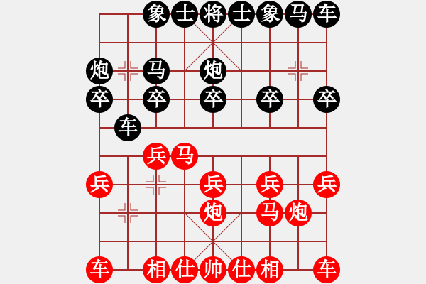 象棋棋譜圖片：輝哥下下棋(2段)-勝-布曉薪(4段) - 步數(shù)：10 