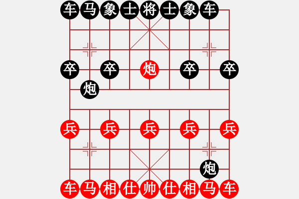 象棋棋譜圖片：象棋愛好者 VS 云棋士 - 步數：10 