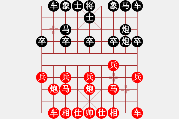 象棋棋譜圖片：池中清水[紅先負(fù)] -VS- 雨一直下63[黑] 中炮局 - 步數(shù)：10 