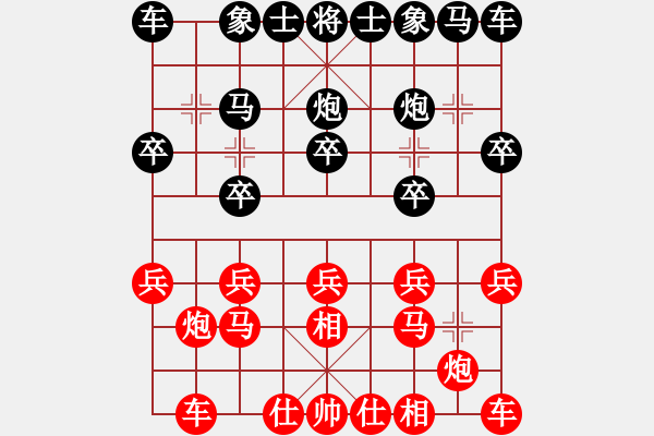 象棋棋譜圖片：天機(jī)商業(yè)庫(9星)-勝-我愛何玉花(9星) - 步數(shù)：10 