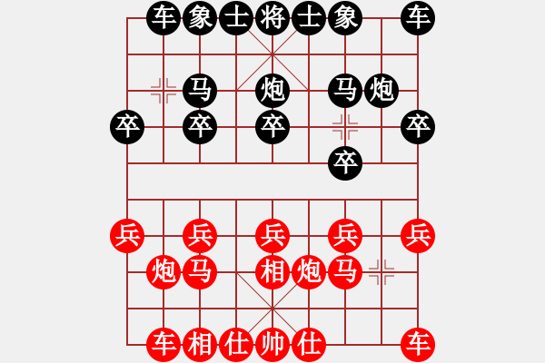 象棋棋譜圖片：阿爾法貓(9星)-和-zeroa(9星) - 步數：10 