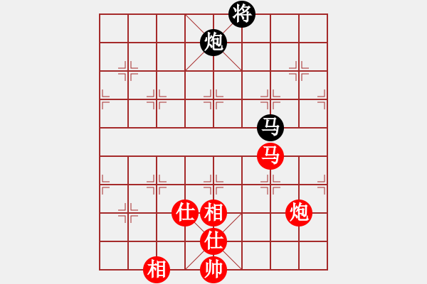 象棋棋譜圖片：146 – 傌炮仕相全例和馬包 - 步數(shù)：0 