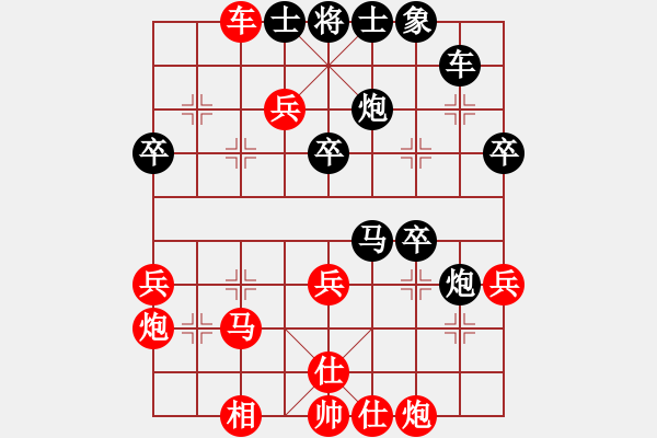 象棋棋譜圖片：九頭神鳥(1段)-負(fù)-陸羽茶(1段) - 步數(shù)：40 