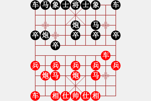 象棋棋譜圖片：橘梅散人 先負 玄機逸士 - 步數(shù)：10 