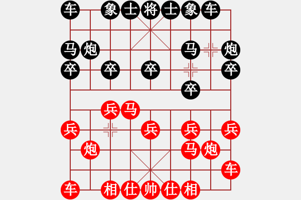 象棋棋譜圖片：休閑客(5段)-負-黃藥師而已(5段) - 步數(shù)：10 