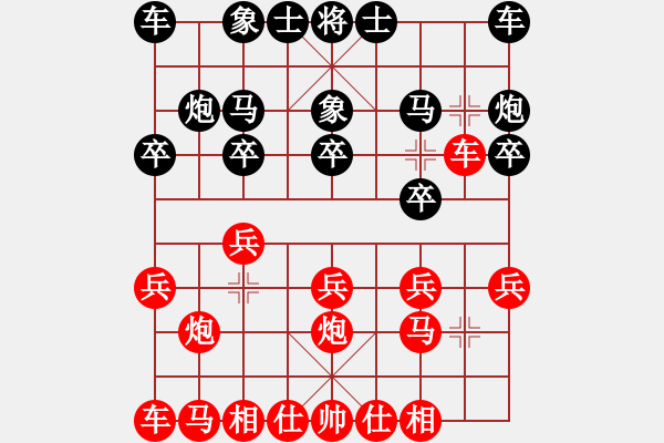 象棋棋谱图片：猫主席(9星)-胜-无锡总司令(天罡) - 步数：10 