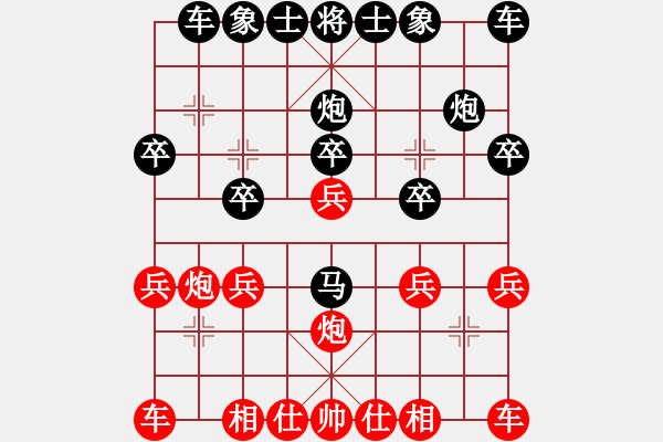 象棋棋譜圖片：君[240747580] -VS- 阿虎[842872520]6 - 步數(shù)：20 