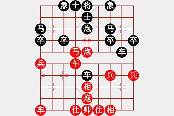 象棋棋譜圖片：局 - 步數(shù)：0 