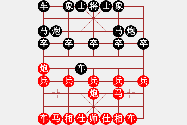 象棋棋譜圖片：20150320荊幾 先勝 濤聲易久[543799709] 于QQ游戲 - 步數(shù)：10 