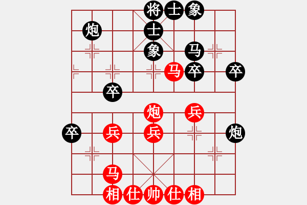 象棋棋譜圖片：JJ象棋的對局 - 步數(shù)：40 