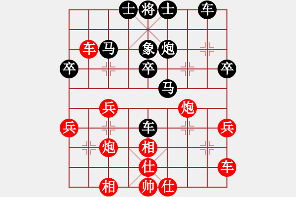 象棋棋譜圖片：百葉窗(1段)-勝-智多星吳用(5段) - 步數(shù)：40 