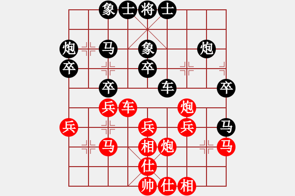 象棋棋譜圖片：badibeili(8級(jí))-負(fù)-wsltzdb(5r) - 步數(shù)：30 